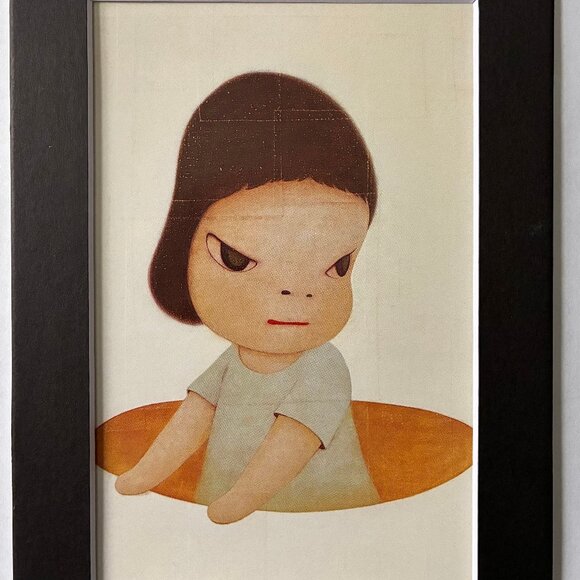 NWT ART PRINT WITH MAT: Ready to Scout, Yoshitomo Nara - Picture 2 of 3